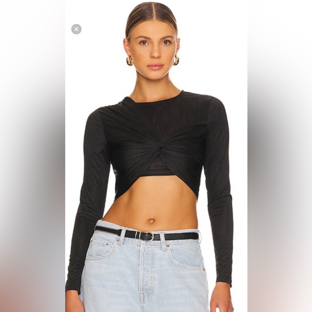 superdown Drew Twist Front Long Sleeve Crop Top I only used it once